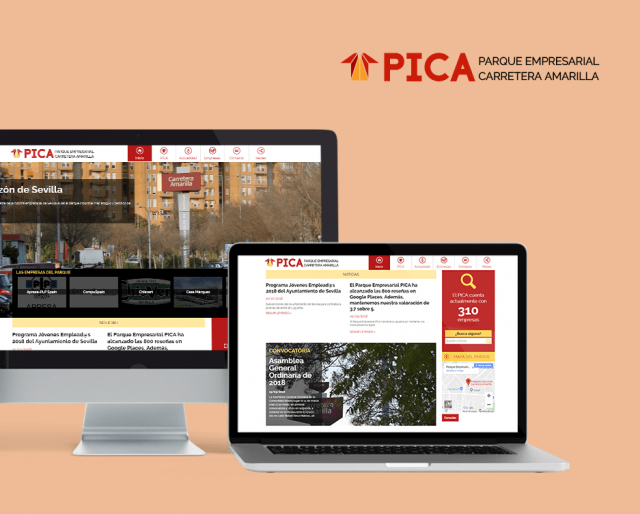 web Parque Empresarial PICA