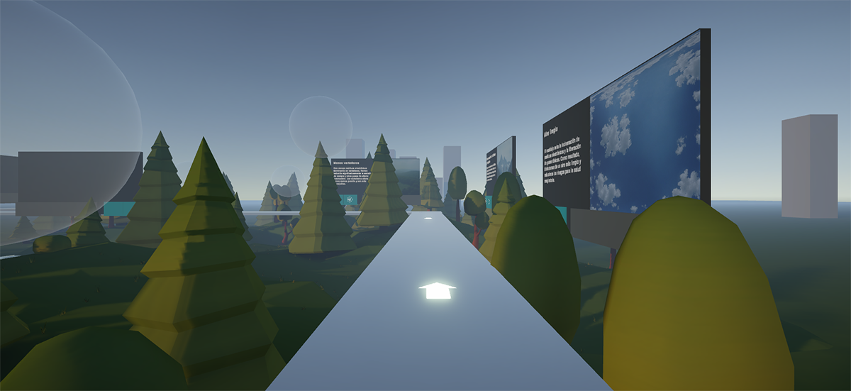 Experiencia de realidad virtual en Conama 2024