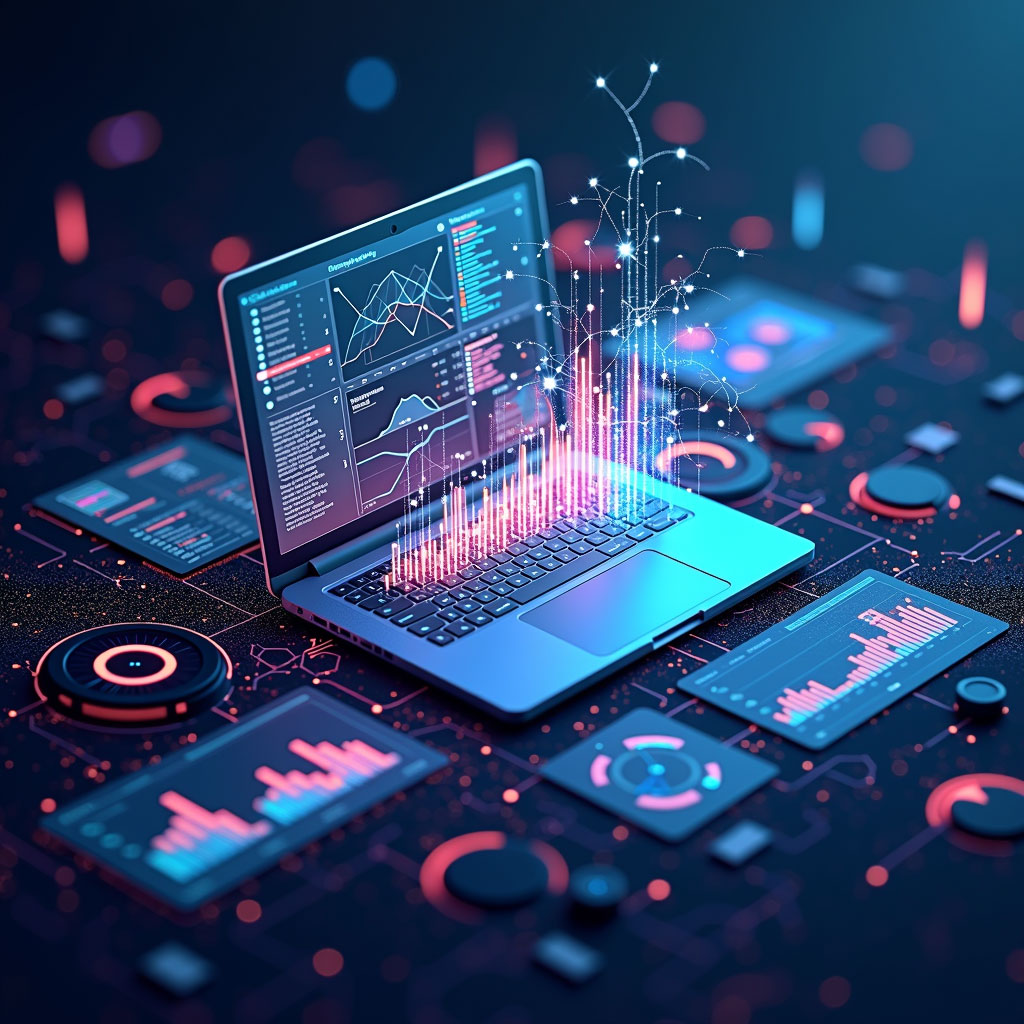 Imagen representativa de analítica web e inteligencia artificial